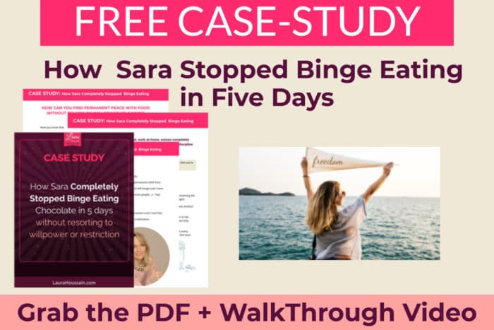 How to Stop Binge Eating Without Professional Help and Still Succeed – sara case study banner e1535715442692 – image
