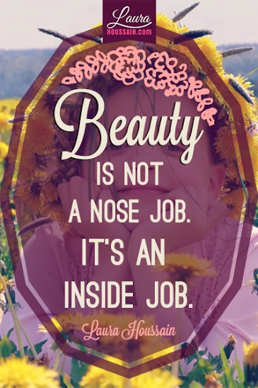 Motivational Quote: Beauty Is Not a Nose Job